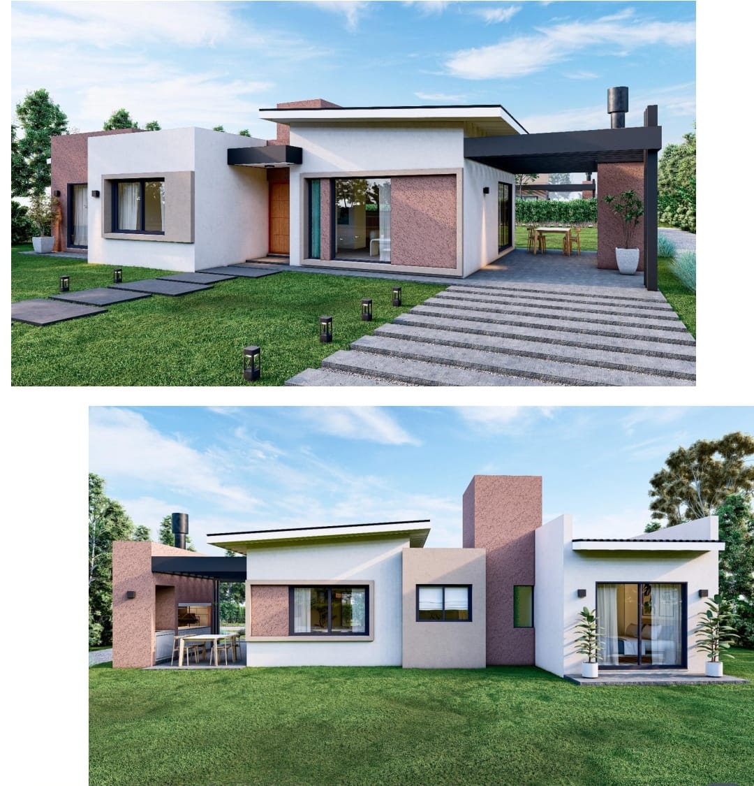 CASA MINIMALISTA 3 AMBIENTES EN LAS MORERAS | MERLO | Casa 4