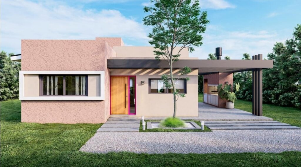 CASA MINIMALISTA DE TRES AMBIENTES LAS MORERAS | MERLO | Casa 3