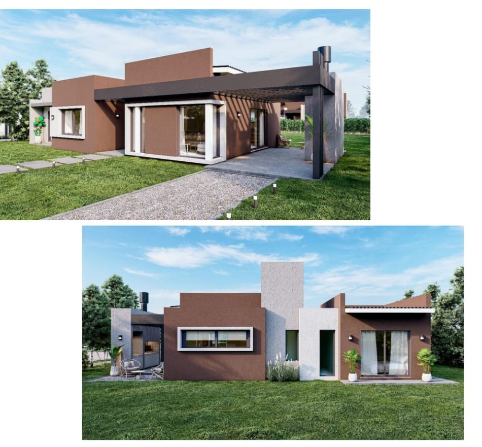 CASA MINIMALISTA 3 AMBIENTES EN LAS MORERAS | MERLO | Casa 1