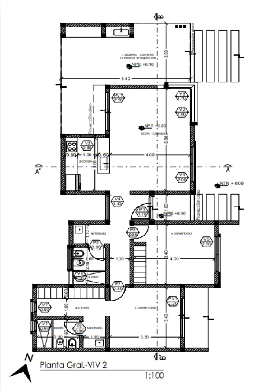 CASA MINIMALISTA DE 3 AMBIENTES LA ARBOLADA | MERLO | LOTE 6 VIVIENDA 2