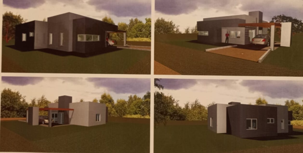 CASA MINIMALISTA EN LA ENTRADA DE SOLARES DEL VALLE