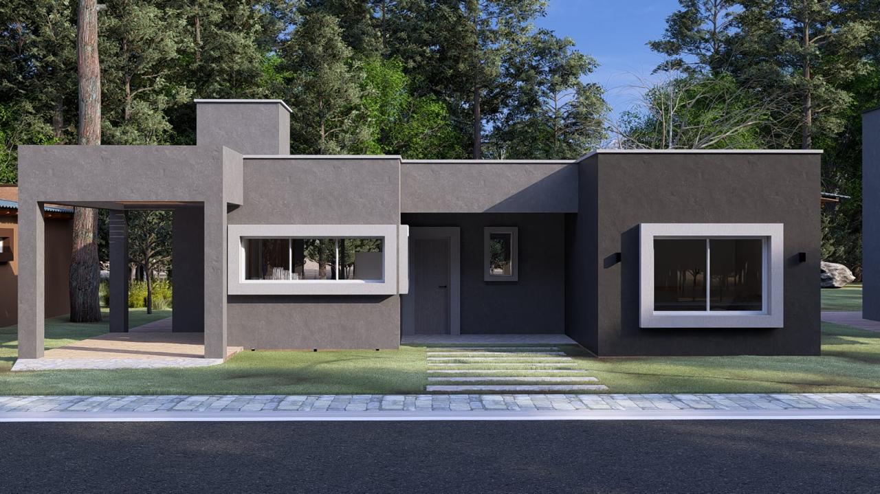 CASAS MINIMALISTAS EN LA ARBOLADA | MERLO | PREVENTA