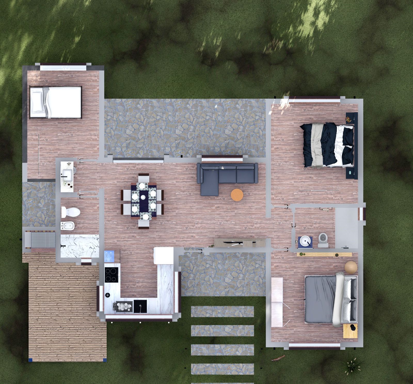 CASAS MINIMALISTAS EN LA ARBOLADA | MERLO | PREVENTA