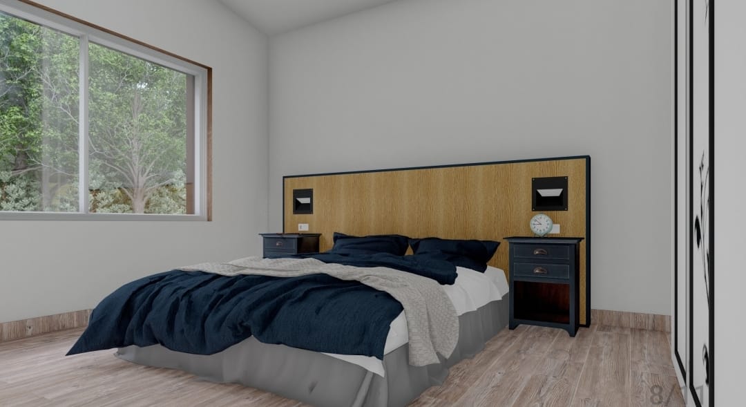 CASA DE 3 HABITACIONES | CARPINTERIA