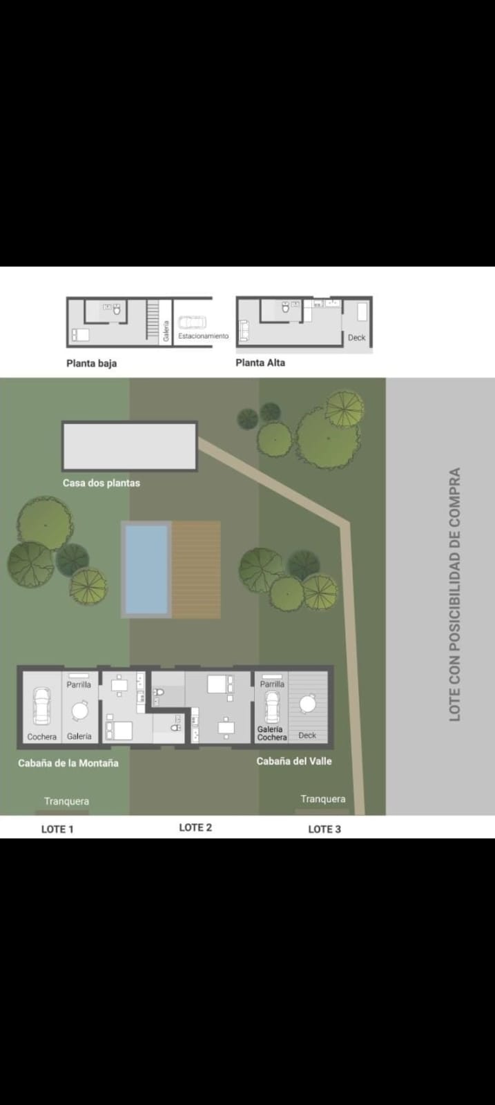 DOS CABAÑAS Y CASA PRINCIPAL | MERLO