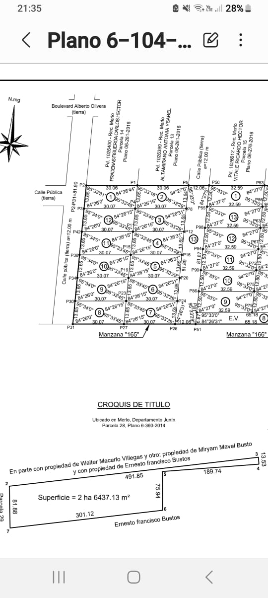 INCREIBLE VALOR LOTE EN MERLO